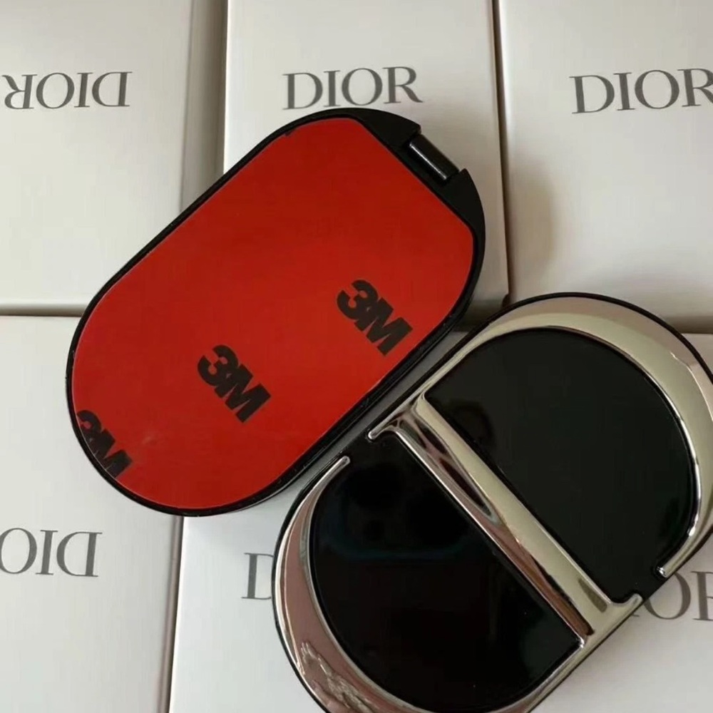 GWP Dior Black and Silver Compact Mirror/Phone stand W/BOX “READ!! Description”